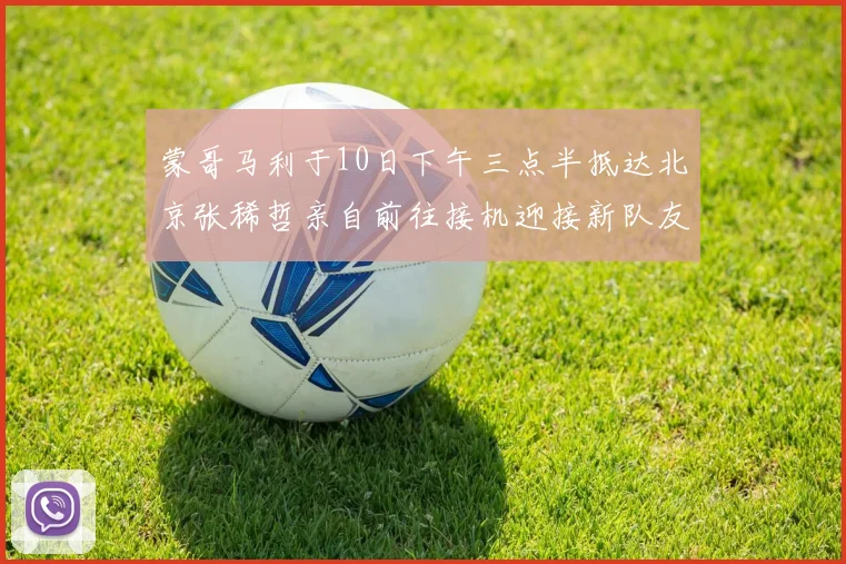 蒙哥马利于10日下午三点半抵达北京张稀哲亲自前往接机迎接新队友